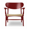 Karla Hansen CH22 Lounge Chair Oak Falu Red/přírodní šňůra