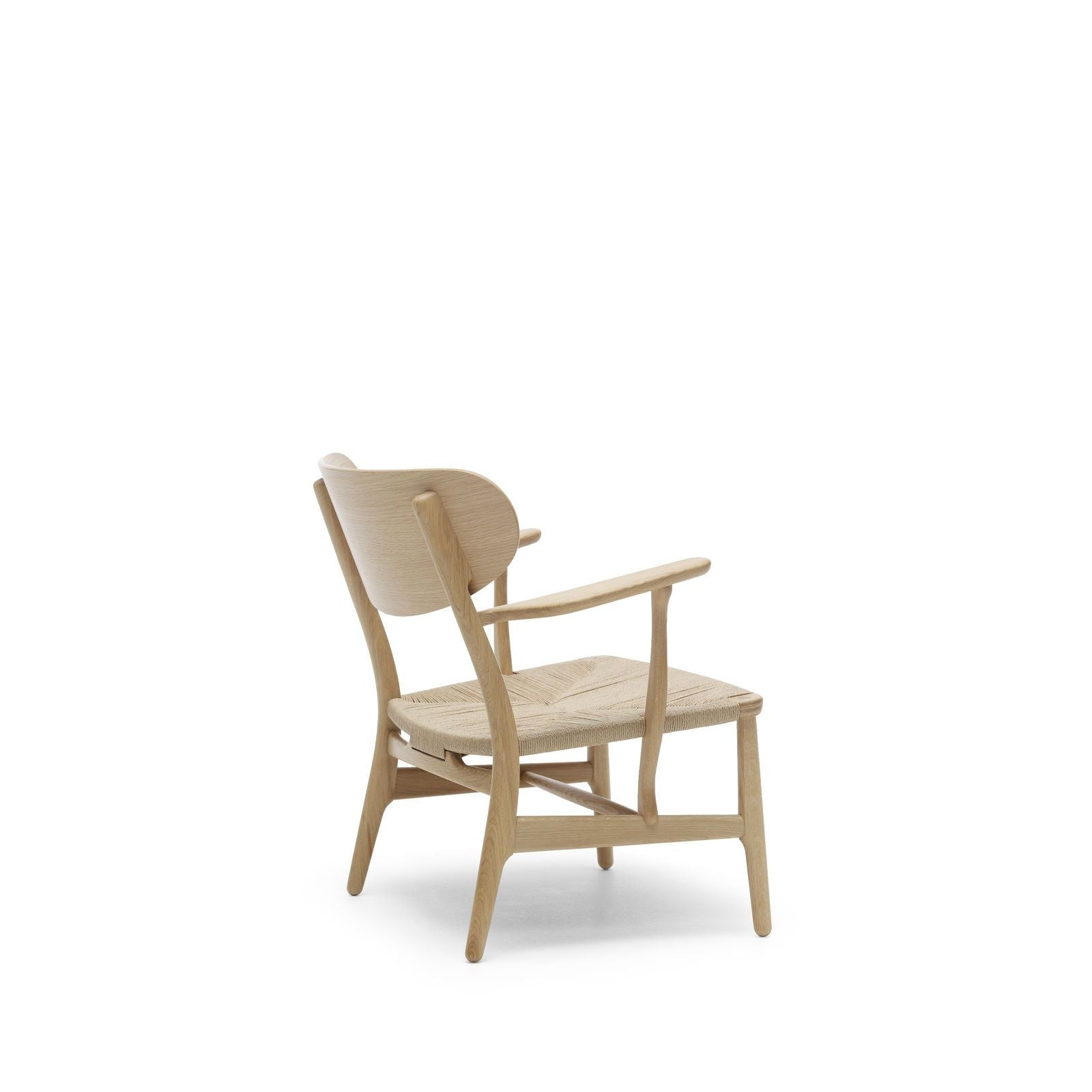 [product_category]-Carl Hansen Ch22 Lounge Chair, Oiled Oak/Natural Cord-Carl Hansen-5713018155253-CH22-natural-oiledoak-CAR-2