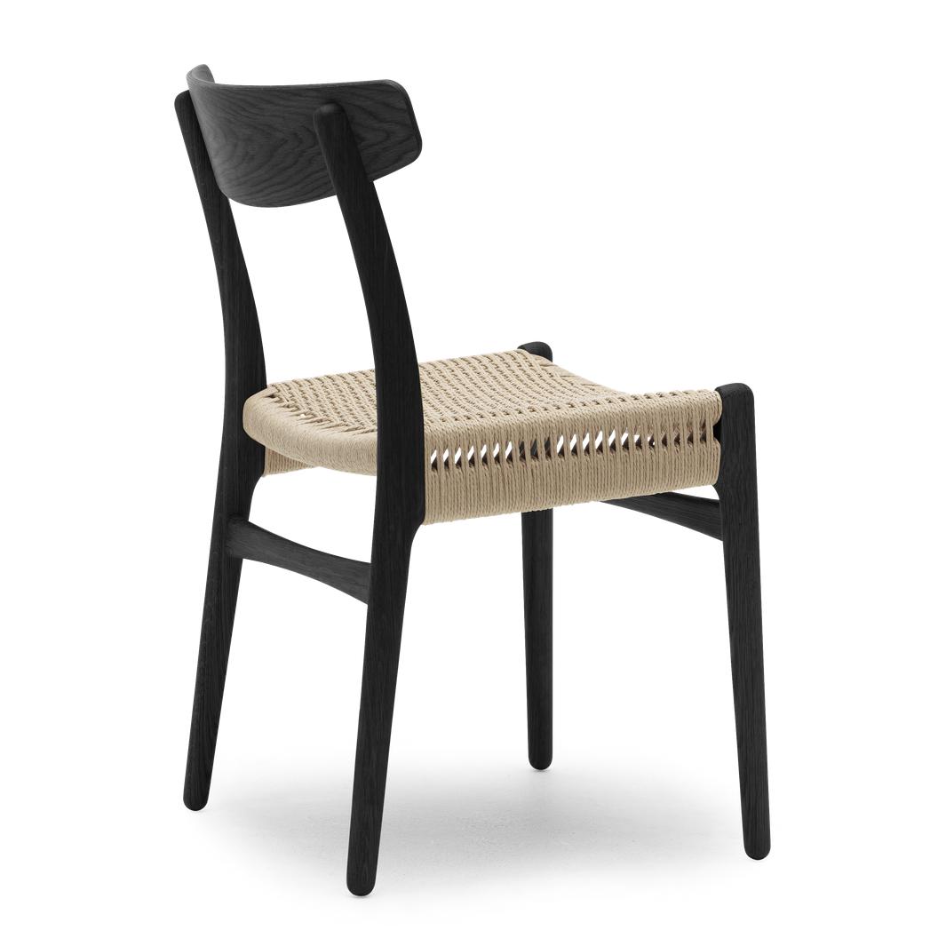 [product_category]-Carl Hansen Ch23 Chair, Black Oak/Natural Cord-Carl Hansen-ch23-natural-oakblack-CAR-2