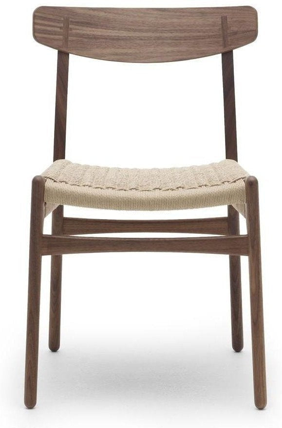 [product_category]-Carl Hansen Ch23 Chair, Oiled Walnut/Natural Cord/Walnut Support-Carl Hansen-CH23-natural-walnutwalnutoiled-CAR-1