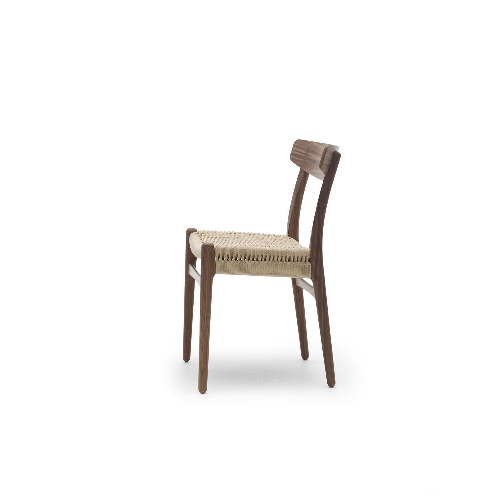 [product_category]-Carl Hansen Ch23 Chair, Oiled Walnut/Natural Cord/Walnut Support-Carl Hansen-CH23-natural-walnutwalnutoiled-CAR-3