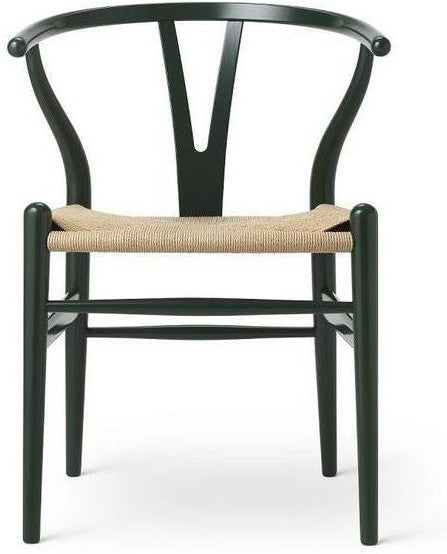 [product_category]-Carl Hansen Ch24 Wishbone Chair, Beech Special Edition, Forest Green-Carl Hansen-CH24-natual-forestgreen-CAR-1