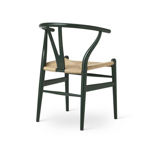 [product_category]-Carl Hansen Ch24 Wishbone Chair, Beech Special Edition, Forest Green-Carl Hansen-CH24-natual-forestgreen-CAR-2