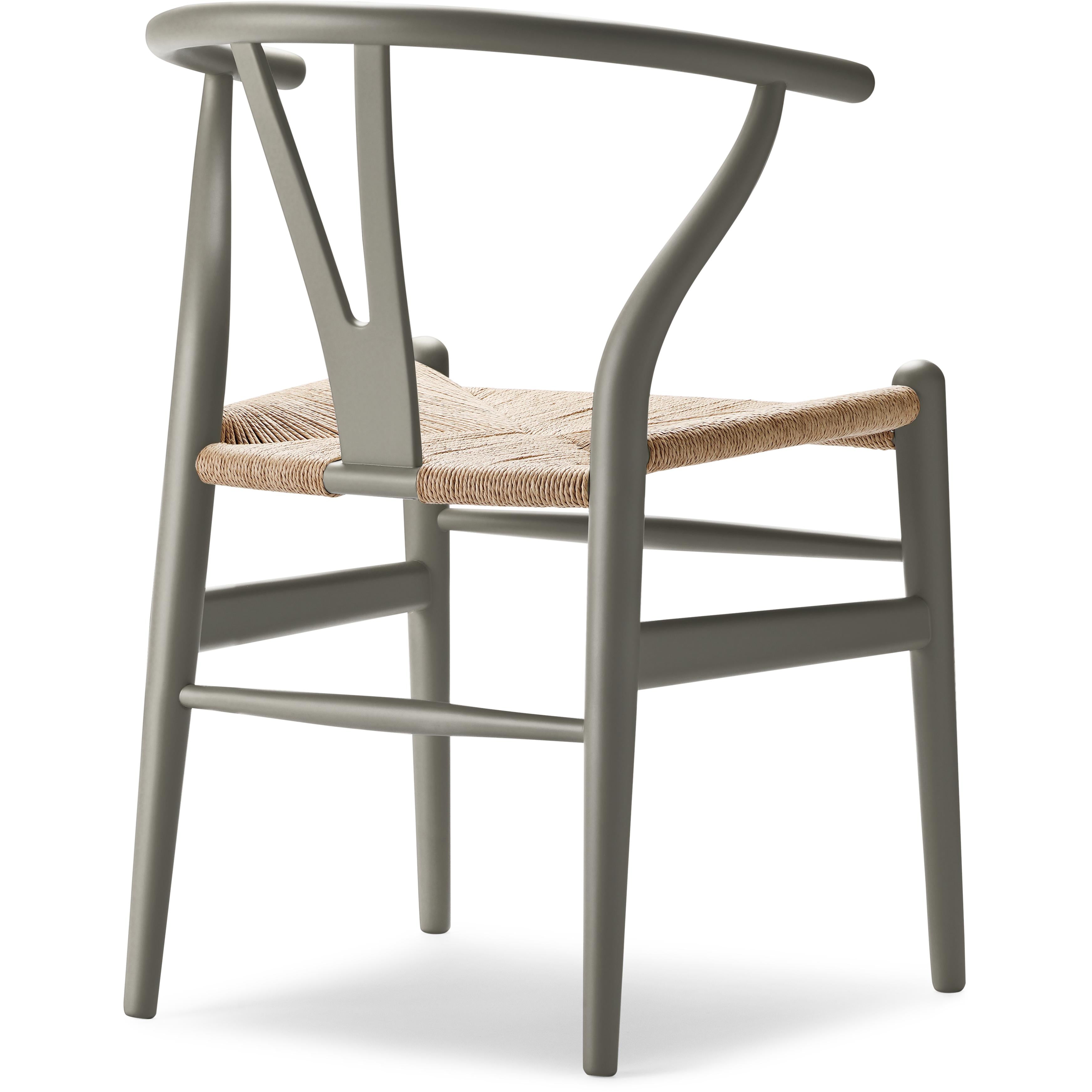 [product_category]-Carl Hansen Ch24 Wishbone Chair Beech Special Edition, Natural Cord/Soft Clay-Carl Hansen-5715230006054-CH24-010-M-S6005-G80Y-FSC-70-CAR-3