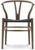 Karba na židle Carl Hansen CH24 Black Paper Cord, olejový ořech