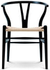 Carl Hansen Ch24 Wishbone Chair Natural Cord, Black Beech Special Edition