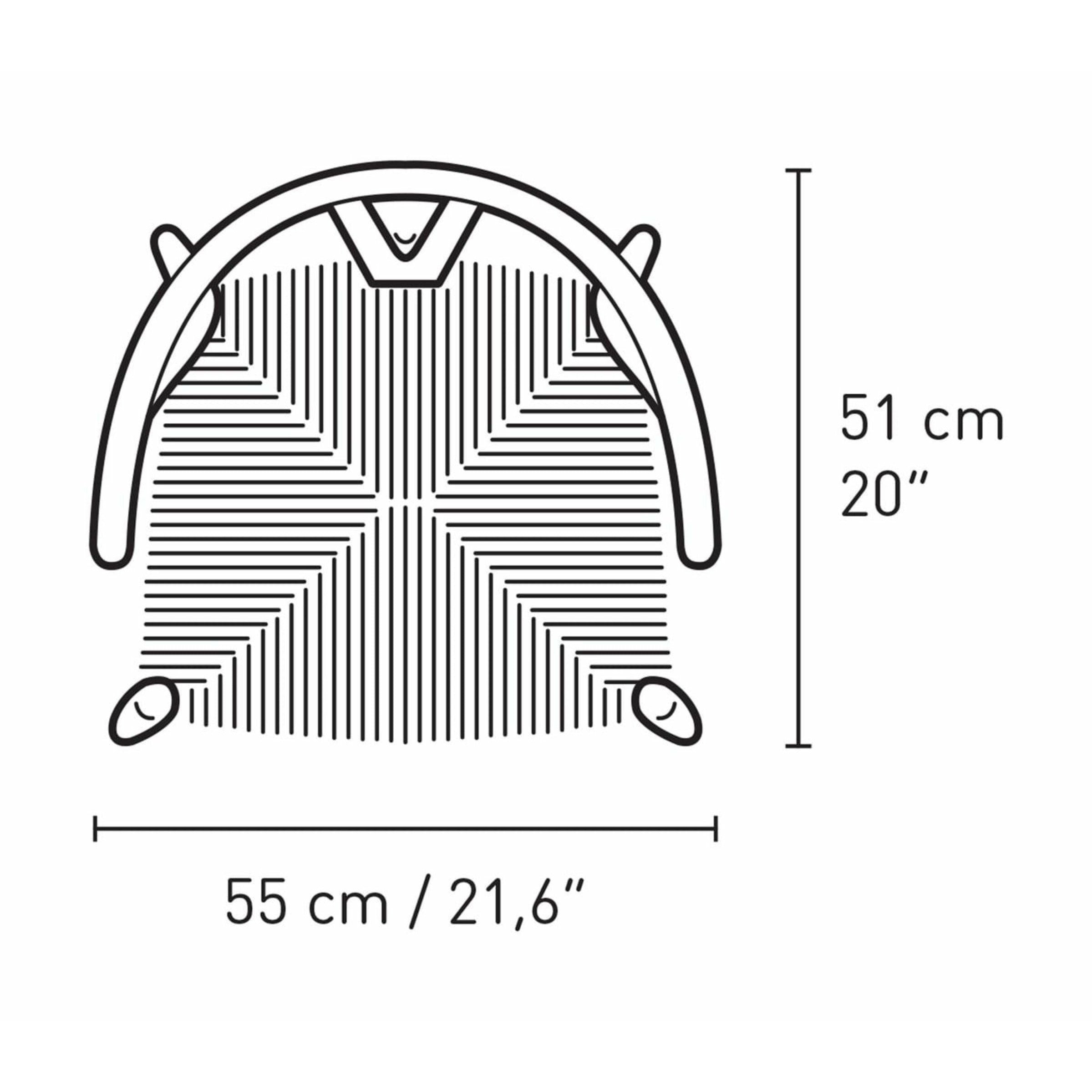 Karla Hansen CH24 WISHBONE KRIVA OAK, FALU RED/PŘÍRODNÍ CORD