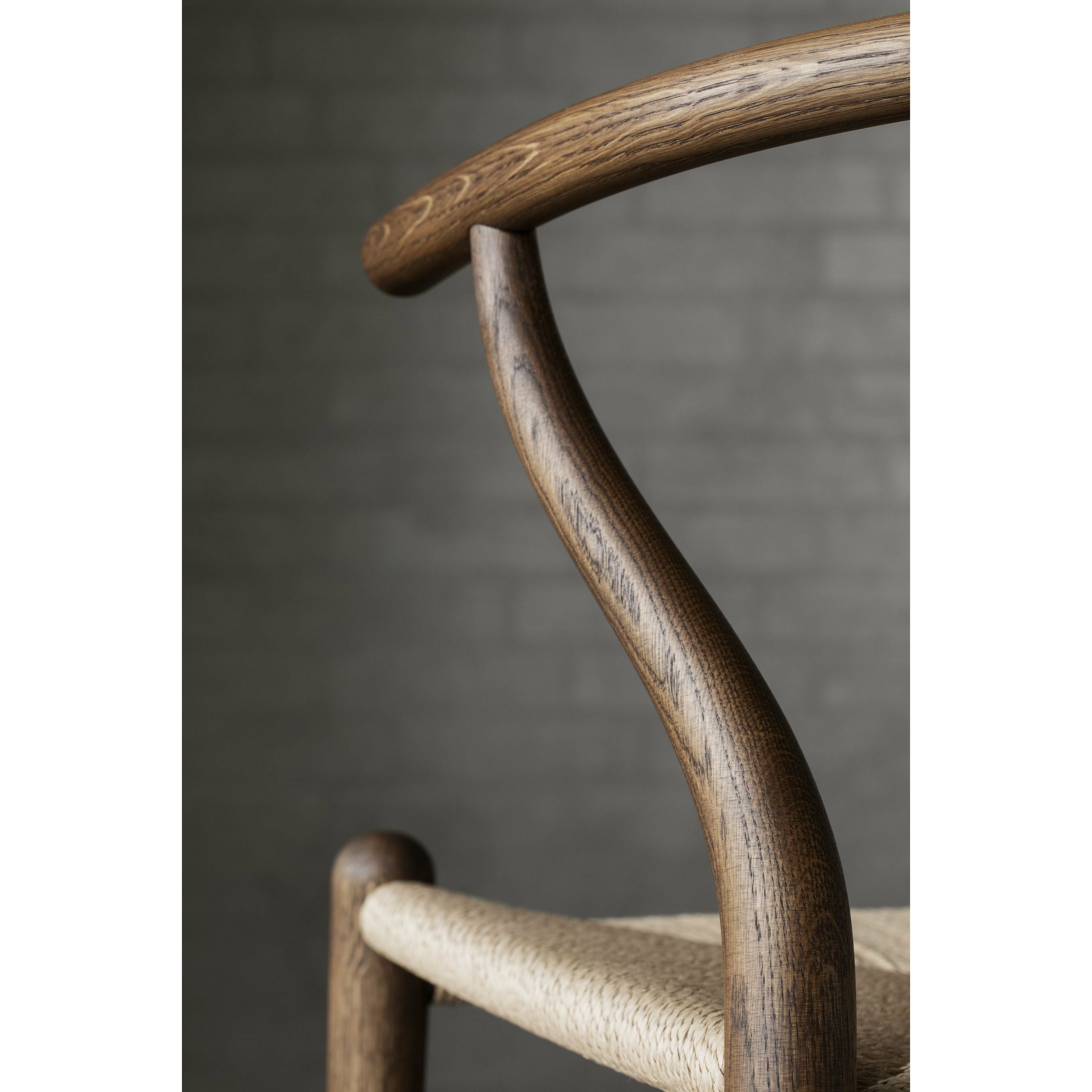 [product_category]-Carl Hansen Ch24 Wishbone Chair Oak Smoke Colored Oil, Black Paper Cord-Carl Hansen-5715230592953-CH24-oak-smokedoil-papercord-black-CAR-5