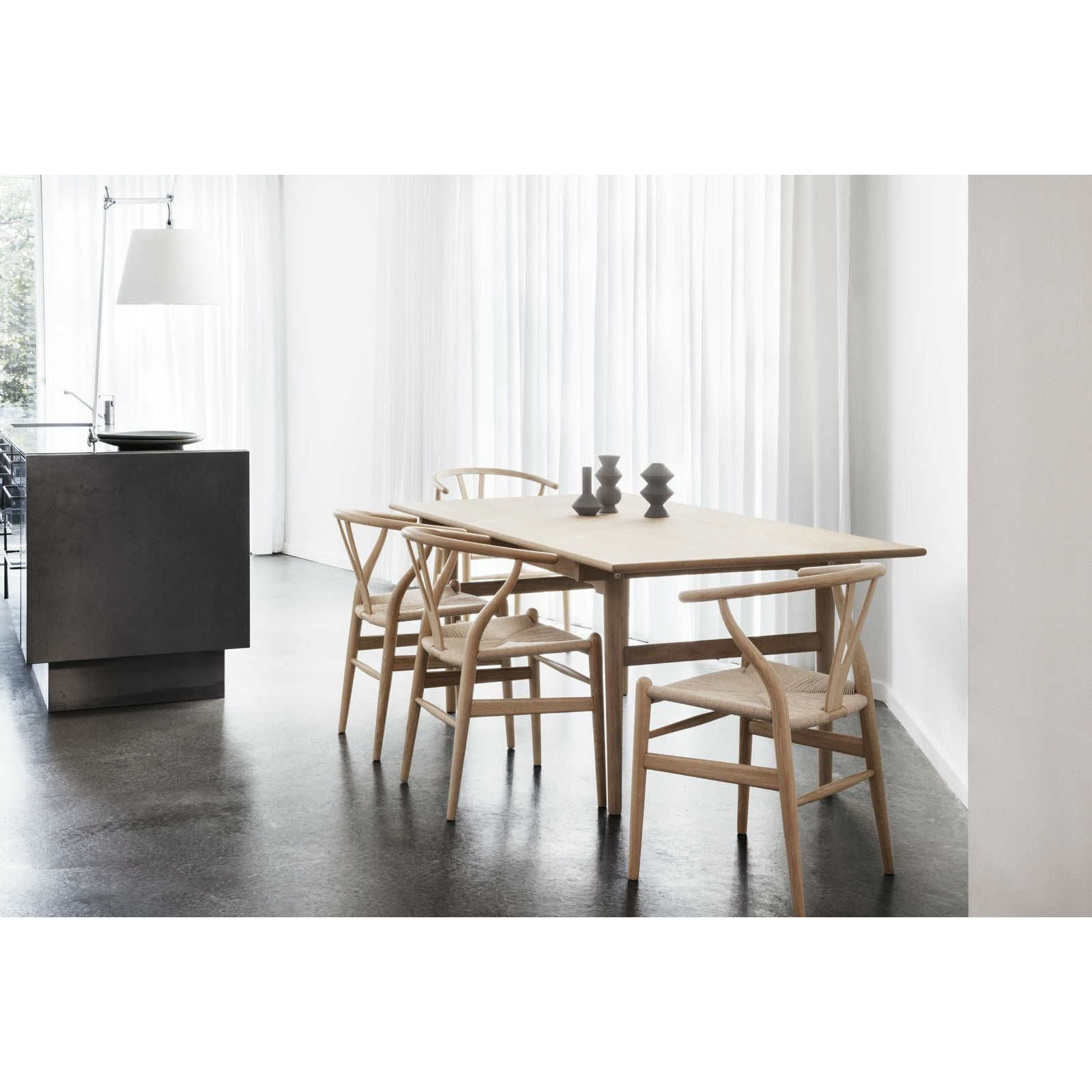 [product_category]-Carl Hansen Ch24 Wishbone Chair Special Edition, Beech Special Edition, Soft Gray-Carl Hansen-5714413468245-CH24SOFT-Grey-CAR-7