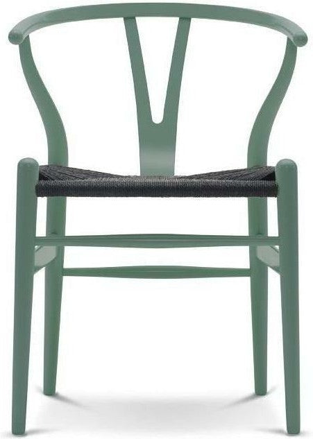 [product_category]-Carl Hansen Ch24 Y Chair Chair Black Paper Cord, Beech/Petrol Green-Carl Hansen-CH24-black-beechpetrolgreen-CAR-1