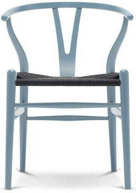 [product_category]-Carl Hansen Ch24 Y Chair Chair Black Paper Cord, Beech/Steel Blue-Carl Hansen-CH24-black-beechsteelblue-CAR-1