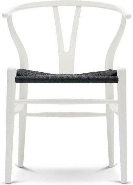 [product_category]-Carl Hansen Ch24 Y Chair Chair Black Paper Cord, Natural White-Carl Hansen-CH24-black-beechnaturalwhite-CAR-1