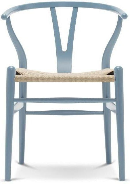 [product_category]-Carl Hansen Ch24 Y Chair Chair Natural Paper Cord, Beech/Steel Blue-Carl Hansen-CH24-natual-beechsteelblue-CAR-1