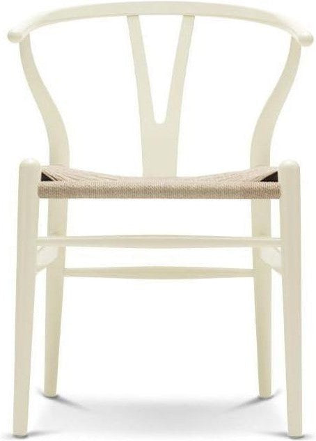 [product_category]-Carl Hansen Ch24 Y Chair Chair Natural Paper Cord, Beech/Vanilla White-Carl Hansen-CH24-natual-beechvanillawhite-CAR-1