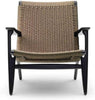 Lounge Chair  CH25 černý dub/přirozený