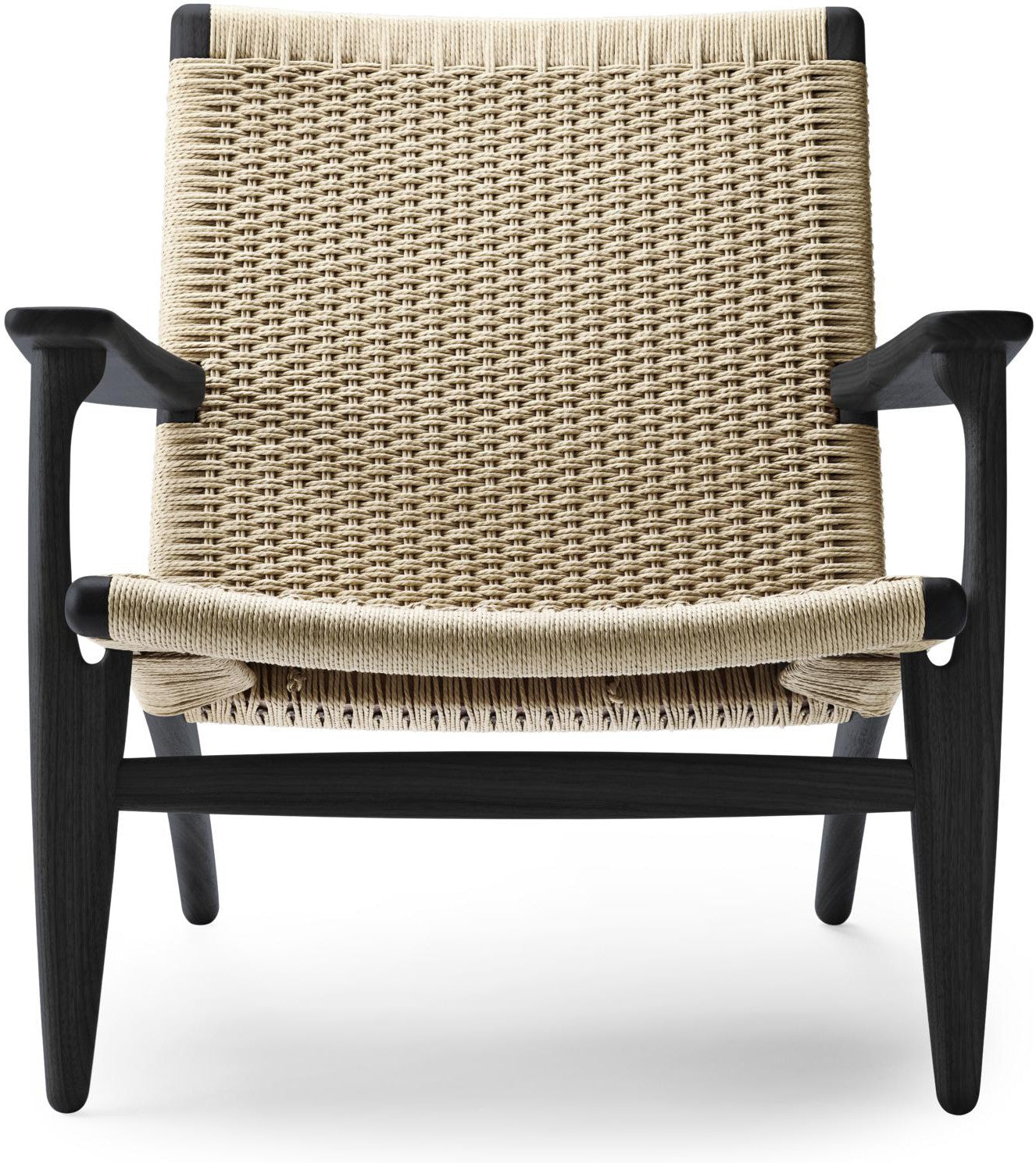 [product_category]-Carl Hansen Ch25 Lounge Chair, Colored Oak/Natural Cord-Carl Hansen-ch25-natur-ncss9000-n-CAR-1