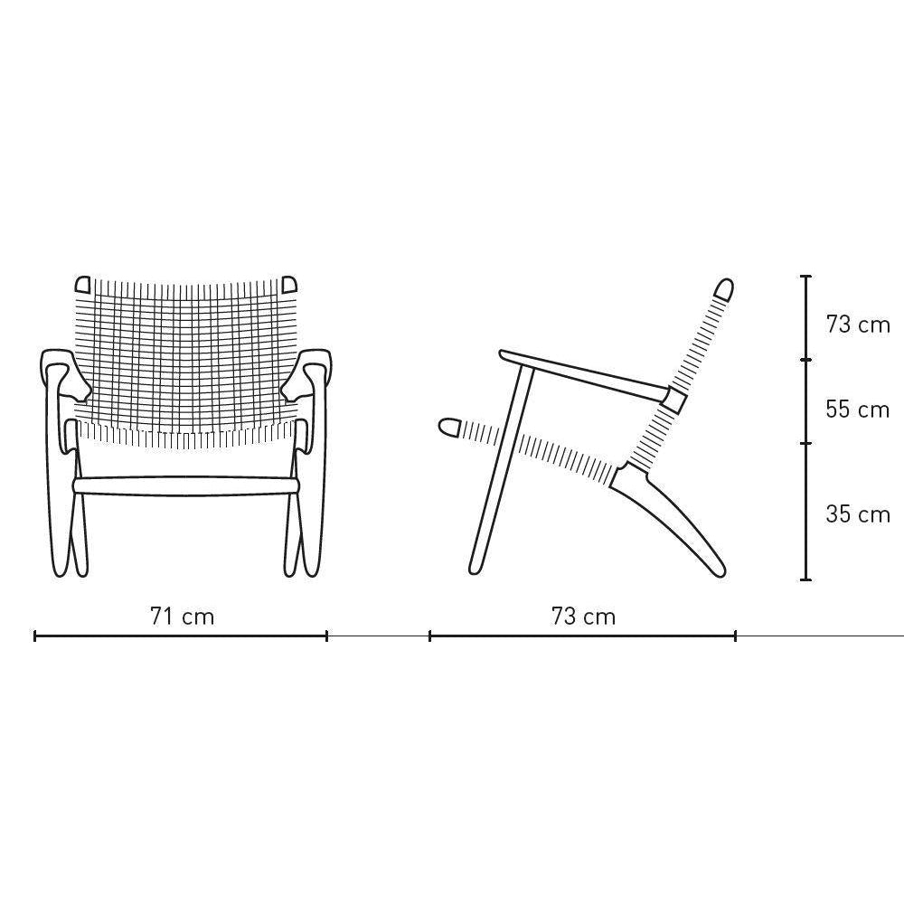 [product_category]-Carl Hansen Ch25 Lounge Chair, Colored Oak/Natural Cord-Carl Hansen-ch25-natur-ncss9000-n-CAR-3