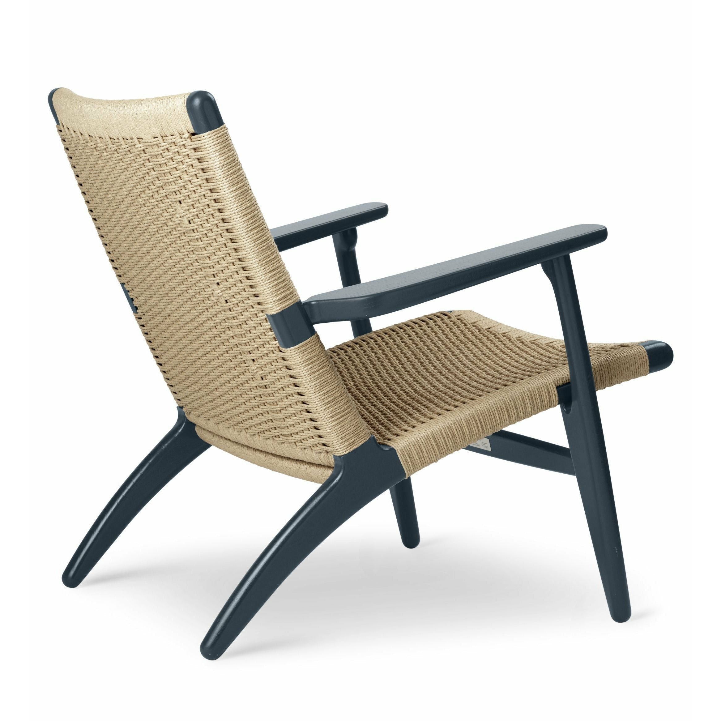 [product_category]-Carl Hansen Ch25 Lounge Chair Oak, North Sea Blue/Natural Cord-Carl Hansen-5714413969766-CH25-020-S8010-B10G-FSC-70-CAR-3