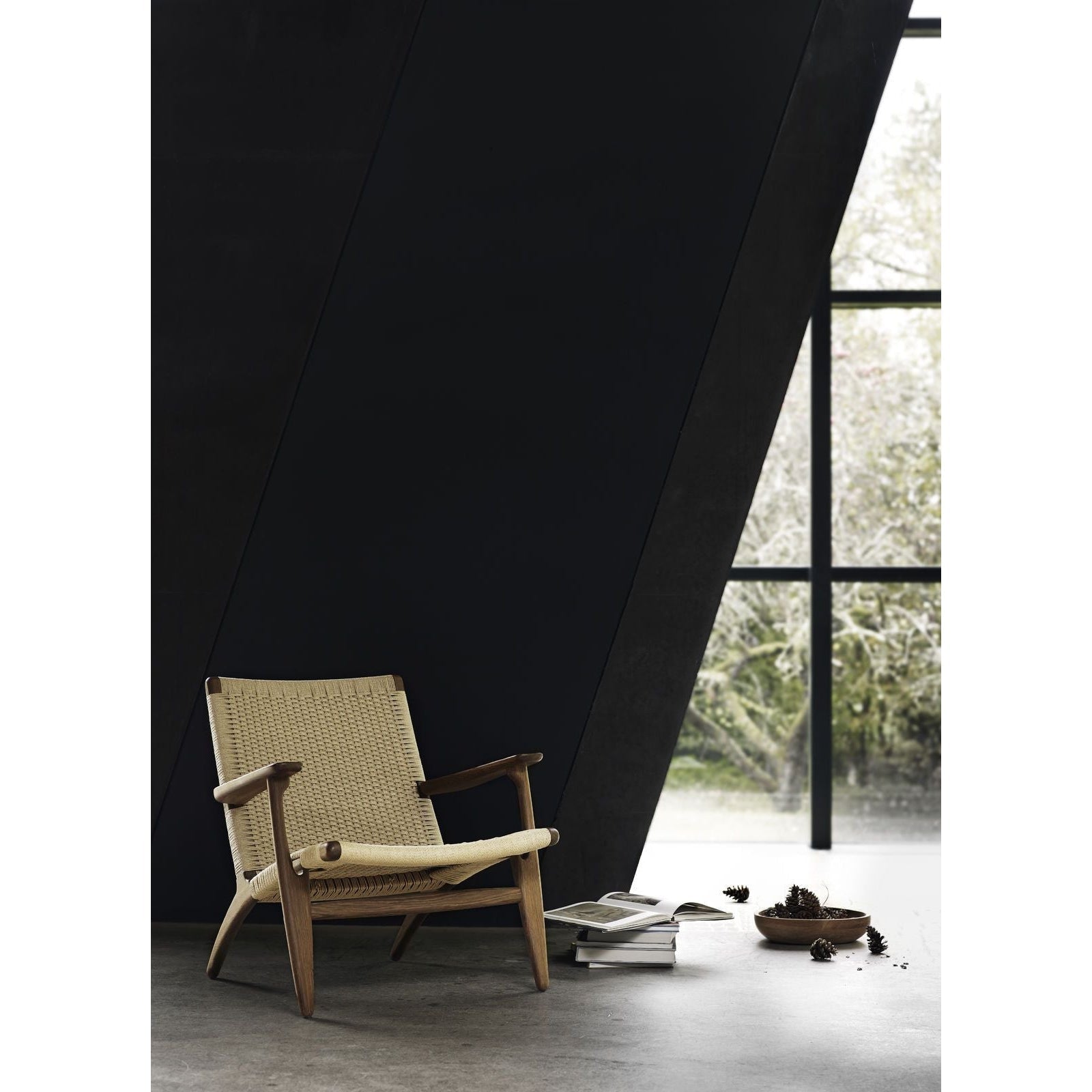 [product_category]-Carl Hansen Ch25 Lounge Chair, Oiled Oak/Natural-Carl Hansen-5710954237661-CH25-natural-oiledoak-CAR-3