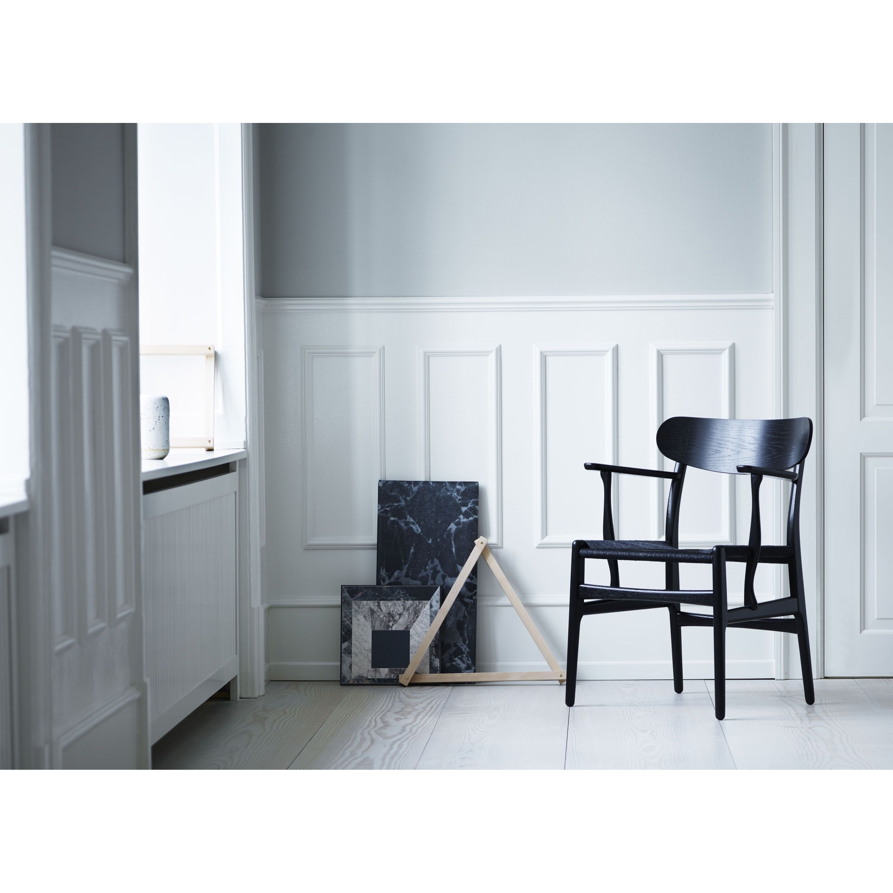 [product_category]-Carl Hansen Ch26 Chair, Colored Oak/Black Paper Cord-Carl Hansen-ch26-black-blackoak-CAR-5
