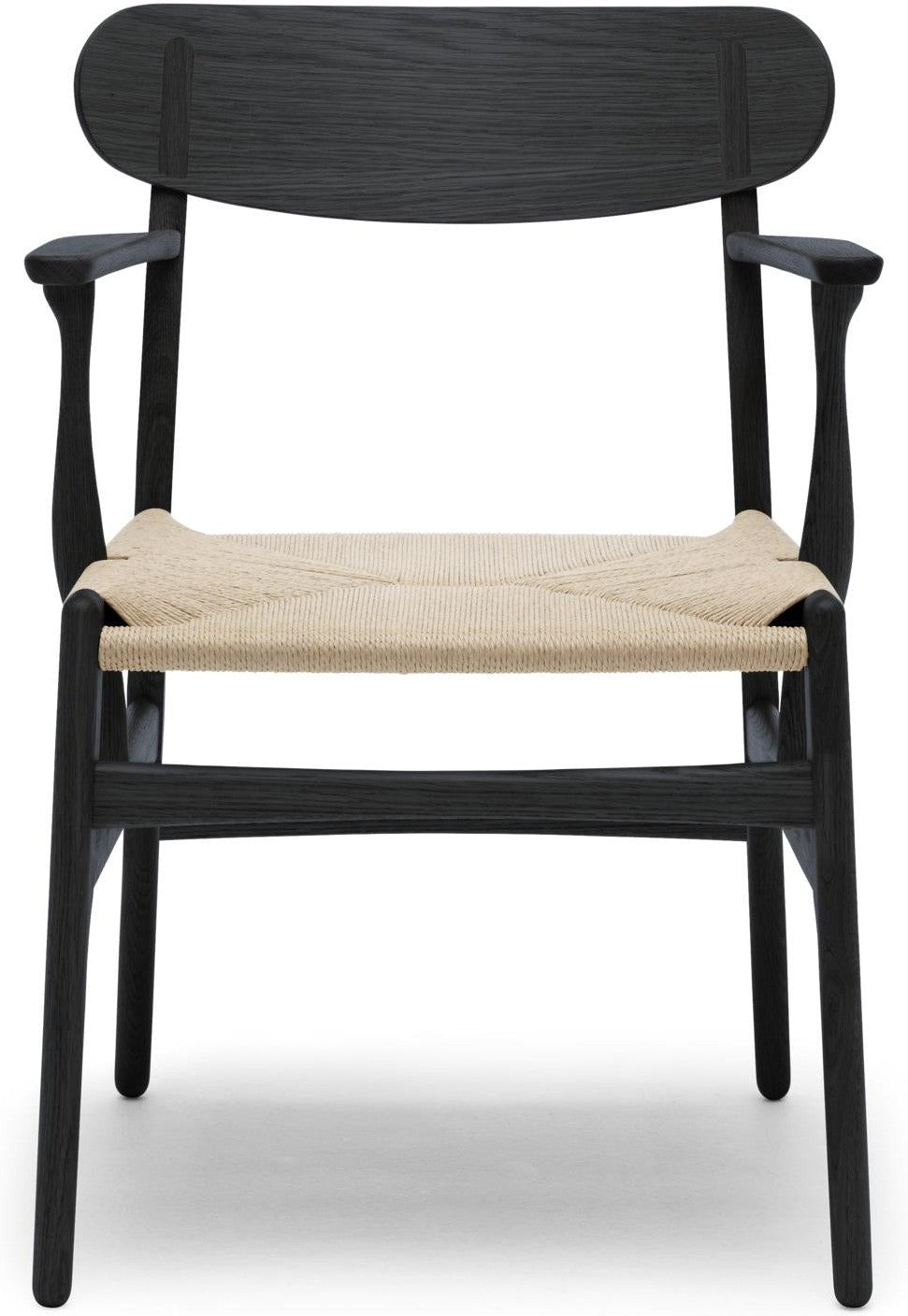 [product_category]-Carl Hansen Ch26 Chair, Colored Oak/Natural Cord-Carl Hansen-5713018335174-ch26-natur-blackoak-CAR-1
