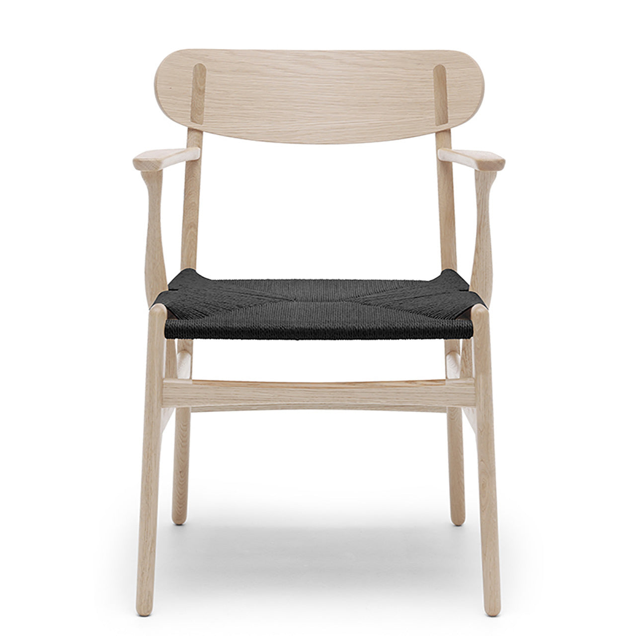 [product_category]-Carl Hansen Ch26 Chair, Oak Soap/Black Paper Cord-Carl Hansen-5715230596968-CH-26-OAK-SOAP-BLACK-1