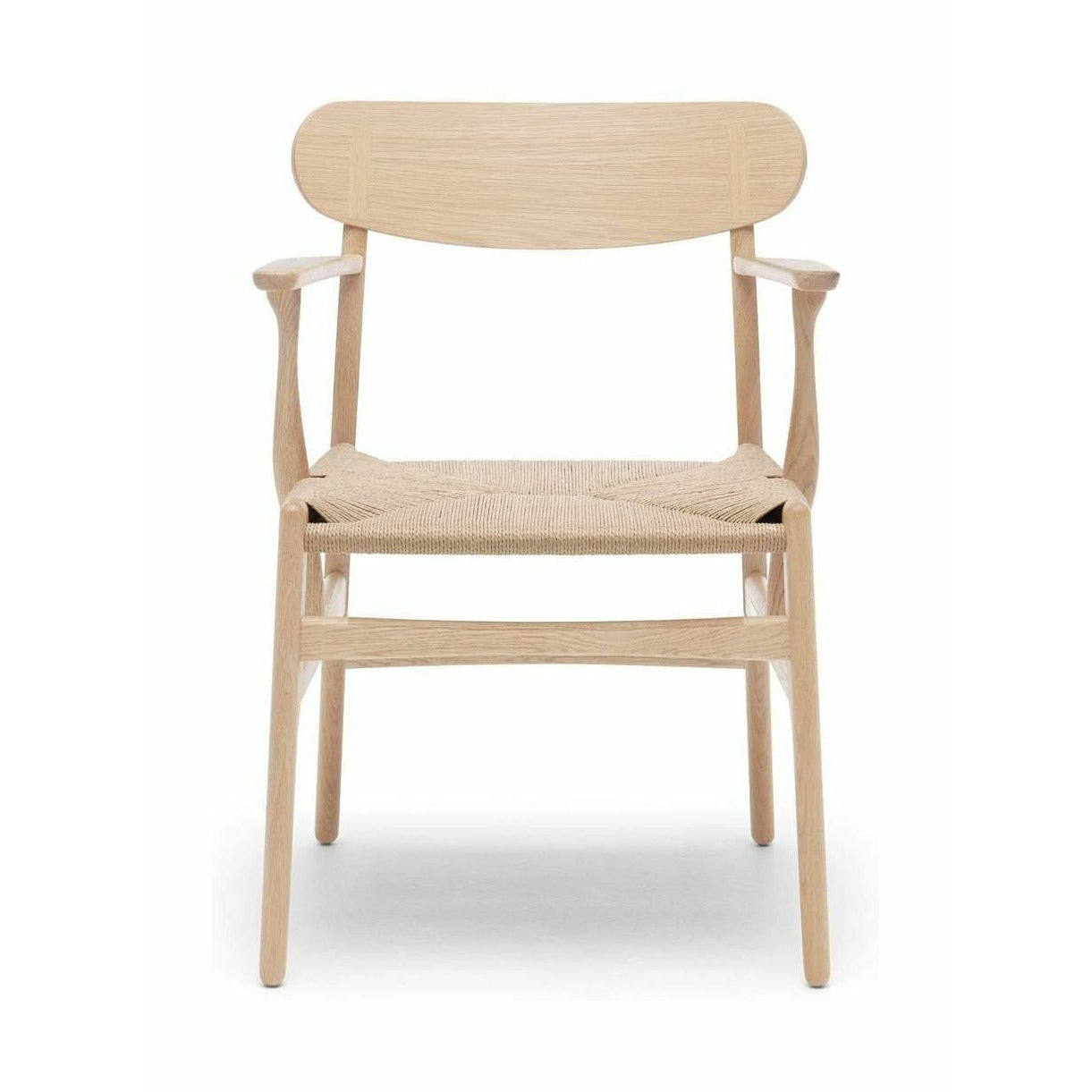 [product_category]-Carl Hansen Ch26 Chair, Oak Soap/Natural Cord-Carl Hansen-5713018216305-ch26-natur-soapedoak-CAR-1