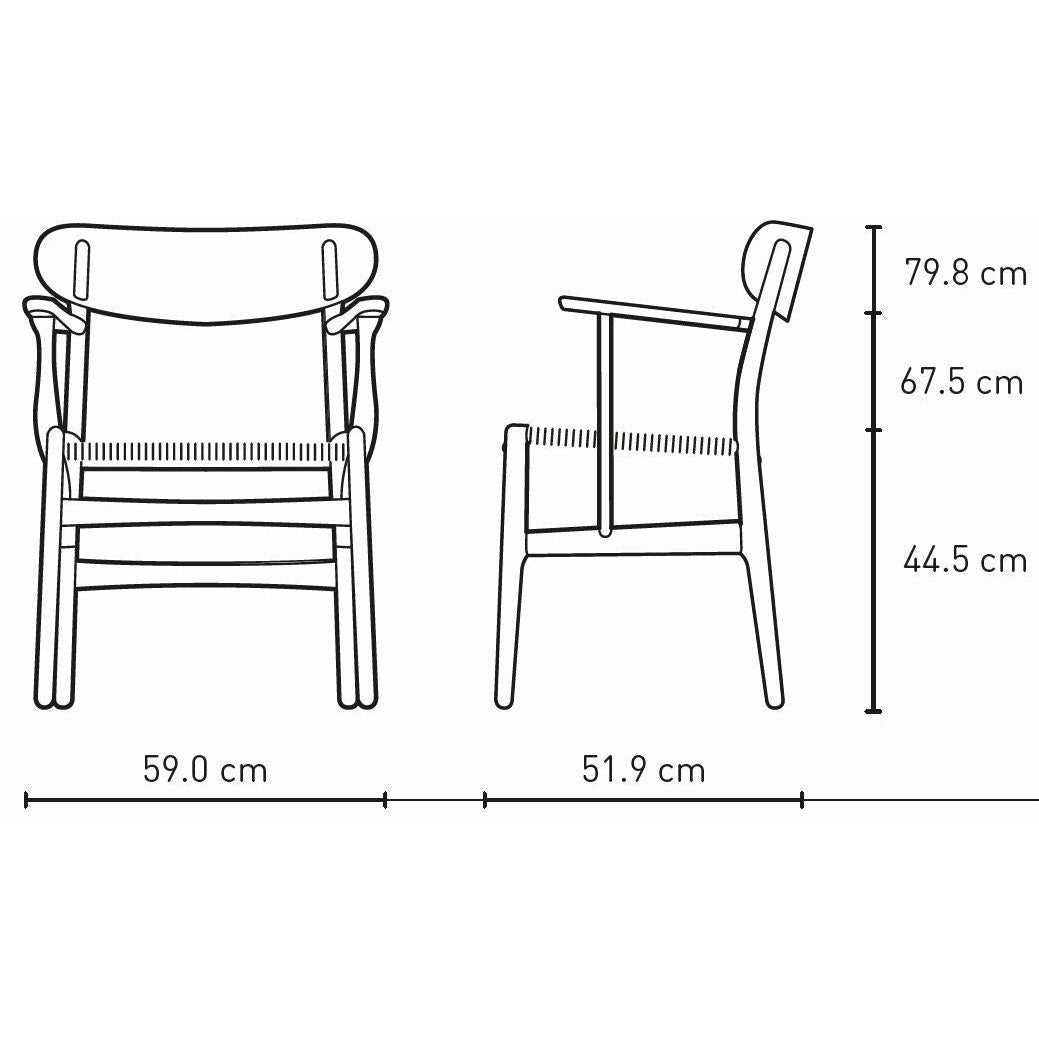 [product_category]-Carl Hansen Ch26 Chair, Oak Soap/Natural Cord-Carl Hansen-5713018216305-ch26-natur-soapedoak-CAR-3