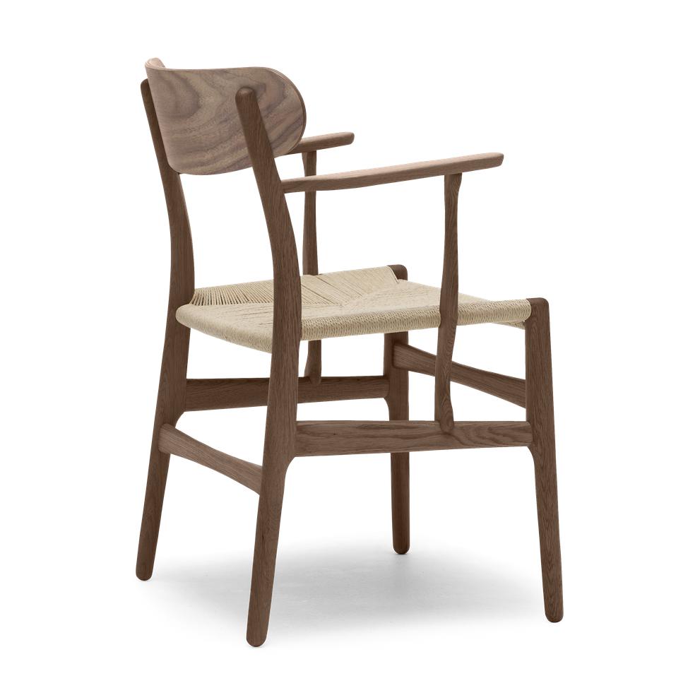 [product_category]-Carl Hansen Ch26 Chair Oiled Walnut/Natural Cord-Carl Hansen-5713018156809-ch26-natur-oiledwalnut-CAR-2
