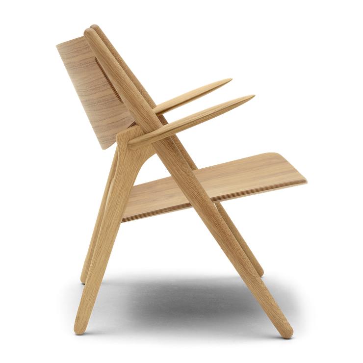 [product_category]-Carl Hansen Ch28 T Armchair, Oiled Oak/Natural-Carl Hansen-5710954240418-ch28t-natur-oiledoak-CAR-2