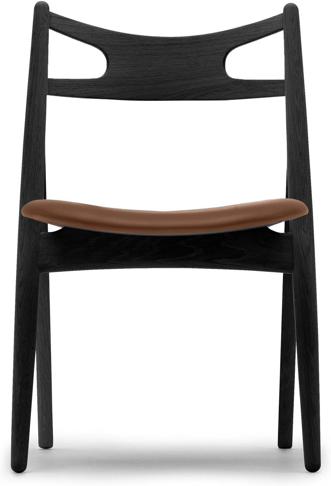 [product_category]-Carl Hansen Ch29 P Chair, Colored Oak/Brown Leather-Carl Hansen-ch29p-brown-ncss9000-n-Thor307-CAR-1