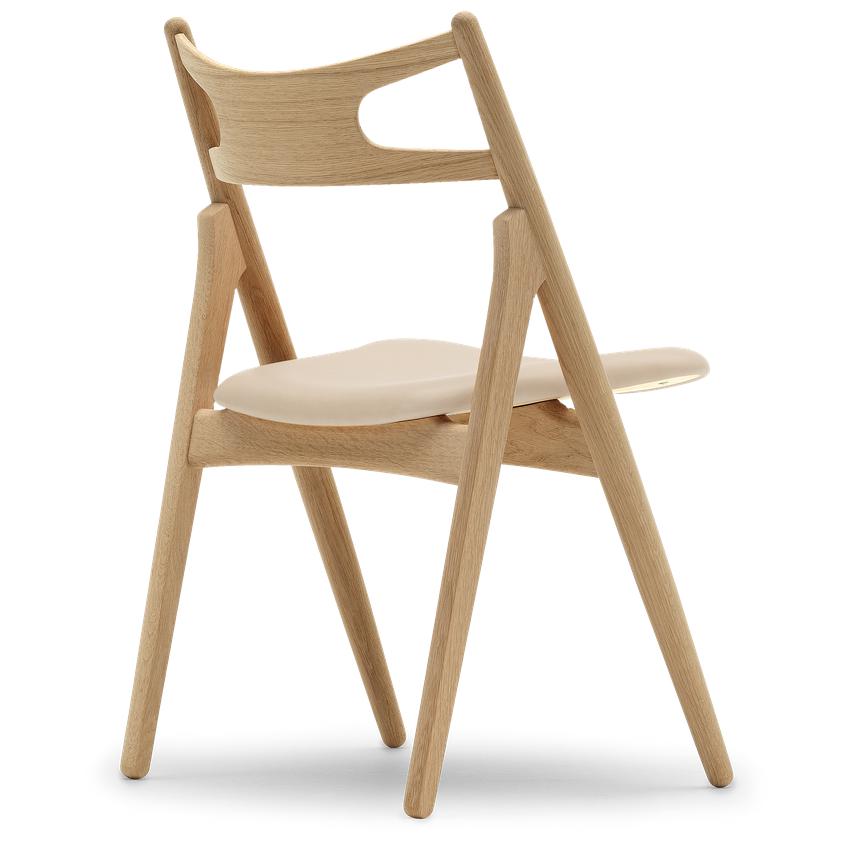 [product_category]-Carl Hansen Ch29 P Chair, Oiled Oak/Beige Leather-Carl Hansen-5714413495692-ch29p-beige-oiledoak-sif90-CAR-2