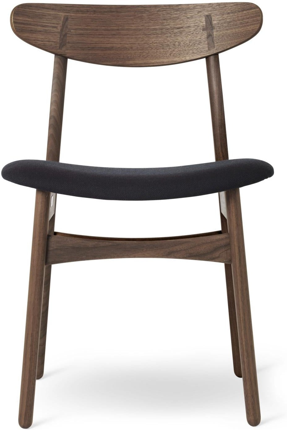 [product_category]-Carl Hansen Ch30p Chair, Oiled Walnut, Black Fabric-Carl Hansen-CH30P-oiledwalnut-fiord981-CAR-1
