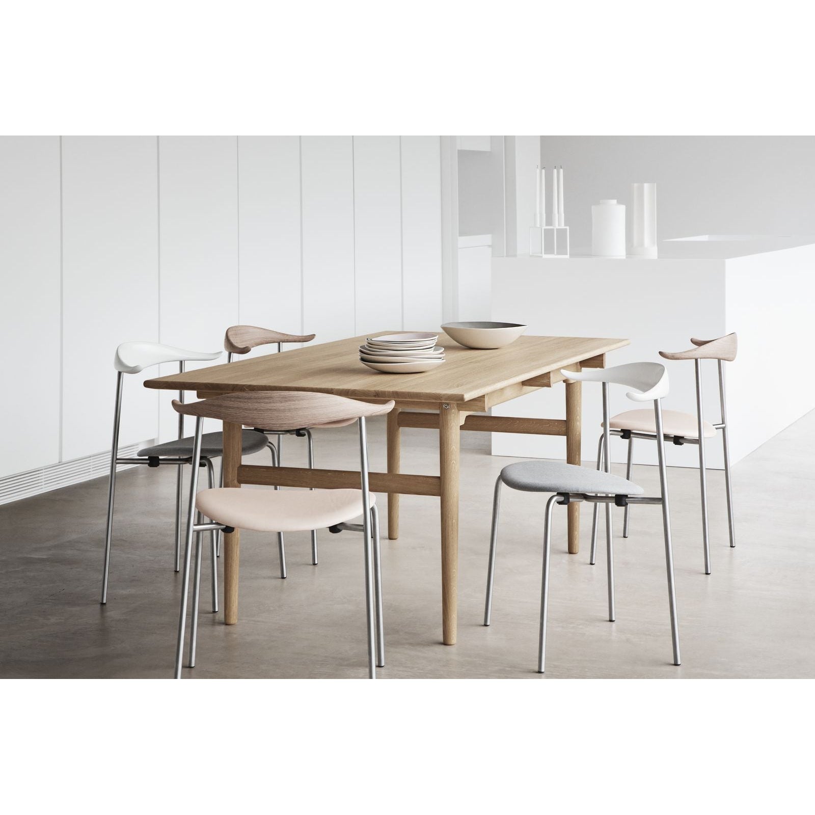 [product_category]-Carl Hansen Ch327 Dining Table 190x95cm, Soaped Oak-Carl Hansen-5714413897250-CH327-soapedoaksmall-2-CAR-3