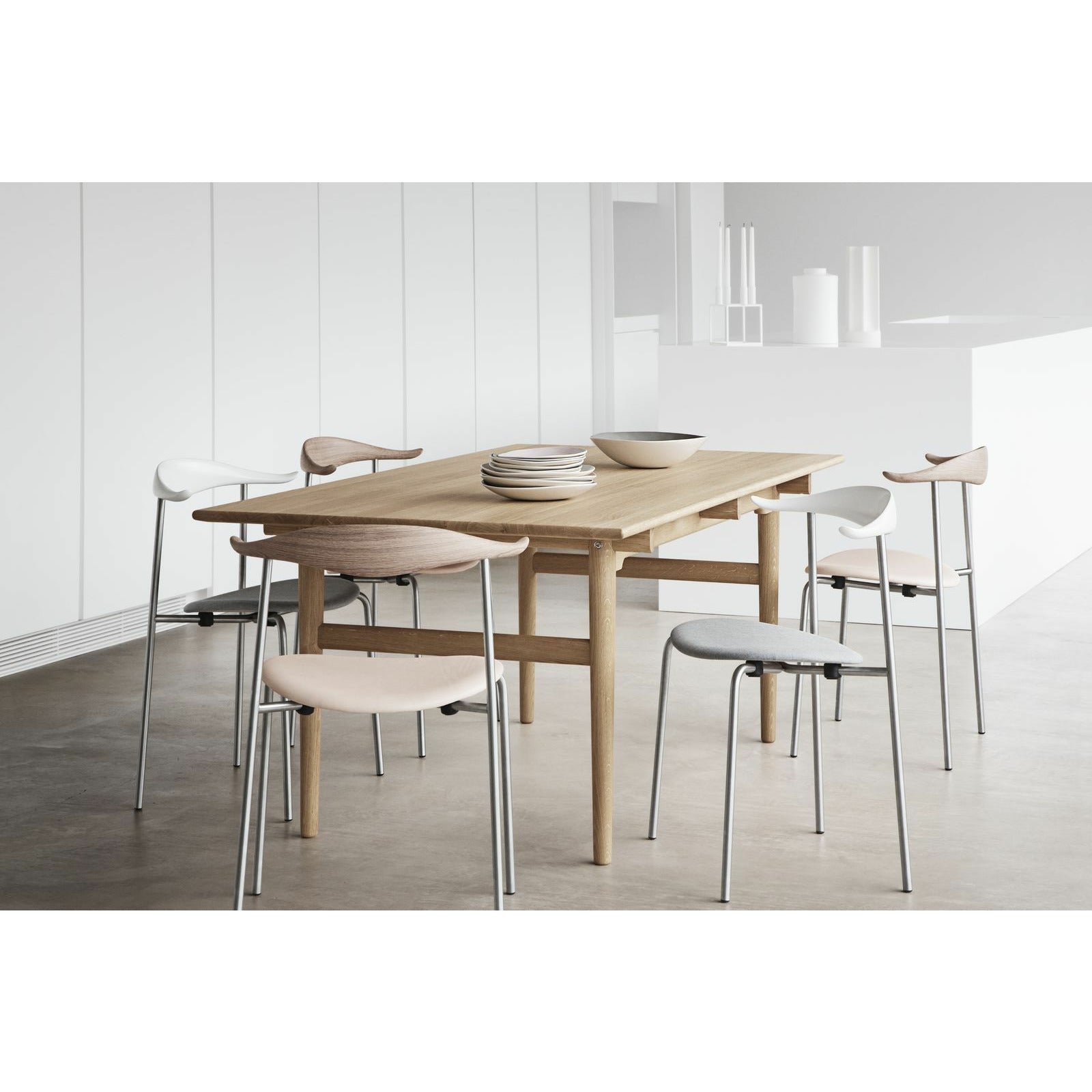 [product_category]-Carl Hansen Ch327 Dining Table 248x95cm, Soaped Oak-Carl Hansen-5714413897304-CH327-soapedoaklarge-CAR-3
