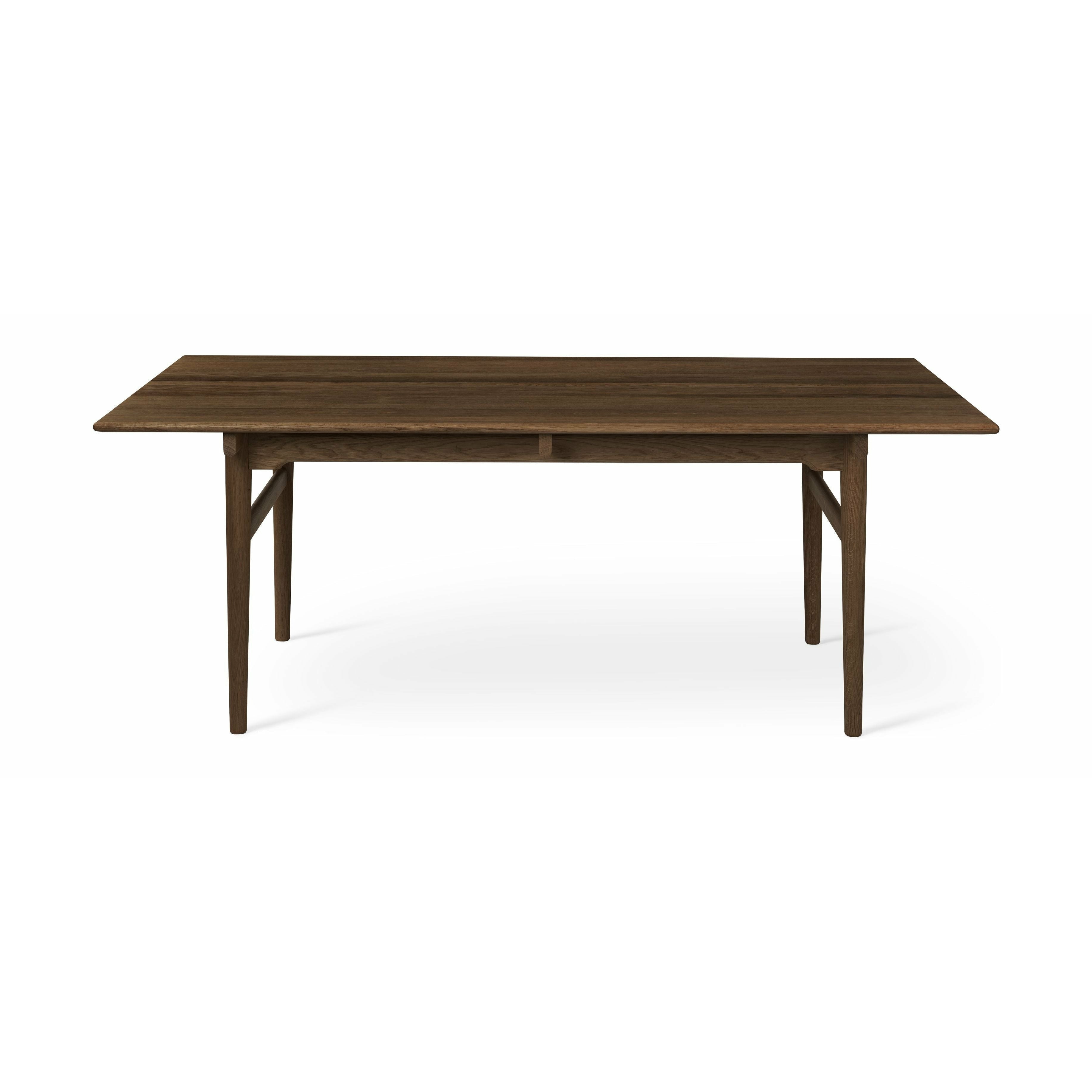 [product_category]-Carl Hansen Ch327 Dining Table Oak Smoke Colored Oil, 248x95 Cm-Carl Hansen-5715230781456-CH327-248x95cm-oak-smokedoil-CAR-1
