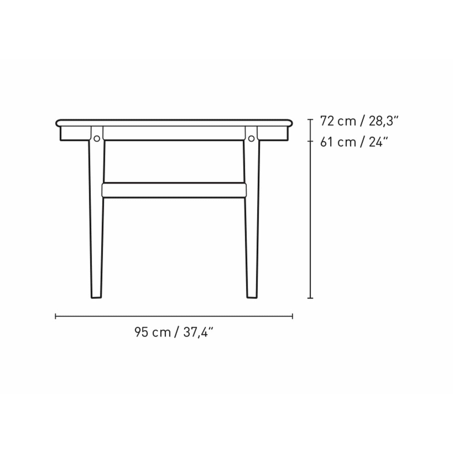 [product_category]-Carl Hansen Ch327 Dining Table Oak Smoke Colored Oil, 248x95 Cm-Carl Hansen-5715230781456-CH327-248x95cm-oak-smokedoil-CAR-4