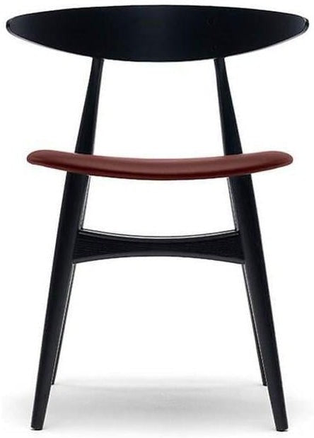 [product_category]-Carl Hansen Ch33 P Chair, Black Beech/Brown Leather-Carl Hansen-CH33P-thor307-beechblack-CAR-1