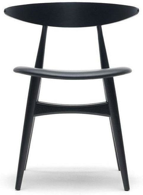 [product_category]-Carl Hansen Ch33 P Chair, Black Beech/Sif 98-Carl Hansen-CH33P-sif98-blackbeech-CAR-1