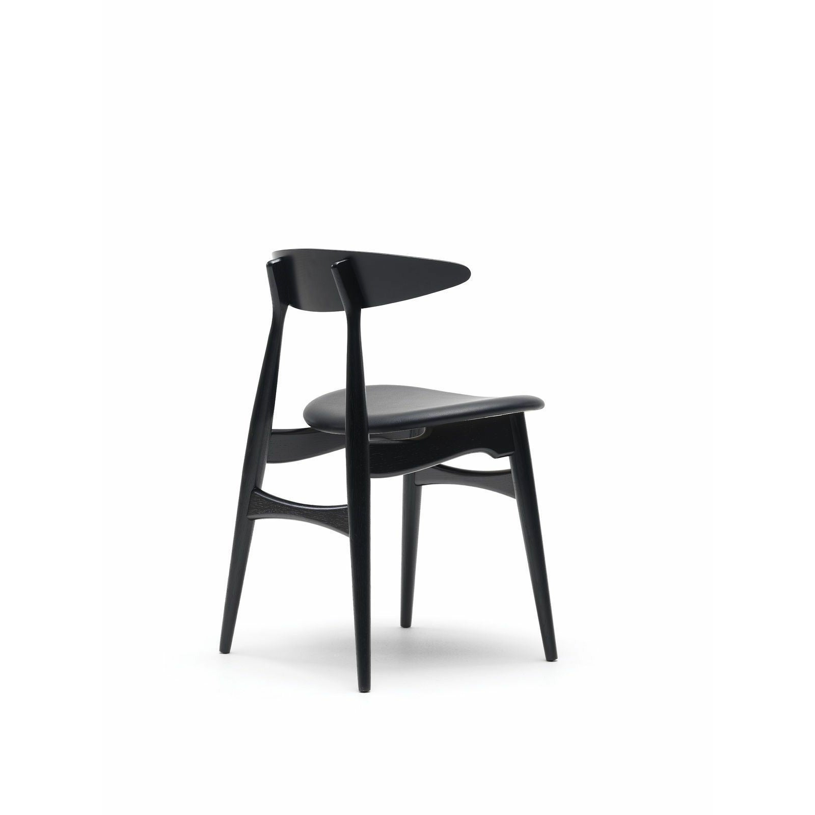 [product_category]-Carl Hansen Ch33 P Chair, Black Beech/Sif 98-Carl Hansen-CH33P-sif98-blackbeech-CAR-2