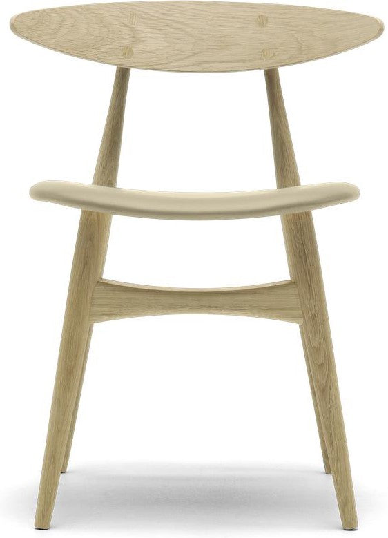[product_category]-Carl Hansen Ch33 P Chair, Oiled Oak/Beige Leather-Carl Hansen-ch33p-beige-oiledoak-CAR-1
