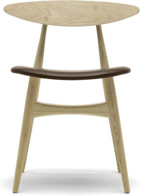 [product_category]-Carl Hansen Ch33 P Chair, Oiled Oak/Brown Leather-Carl Hansen-ch33p-thor306-oiledoak-CAR-1
