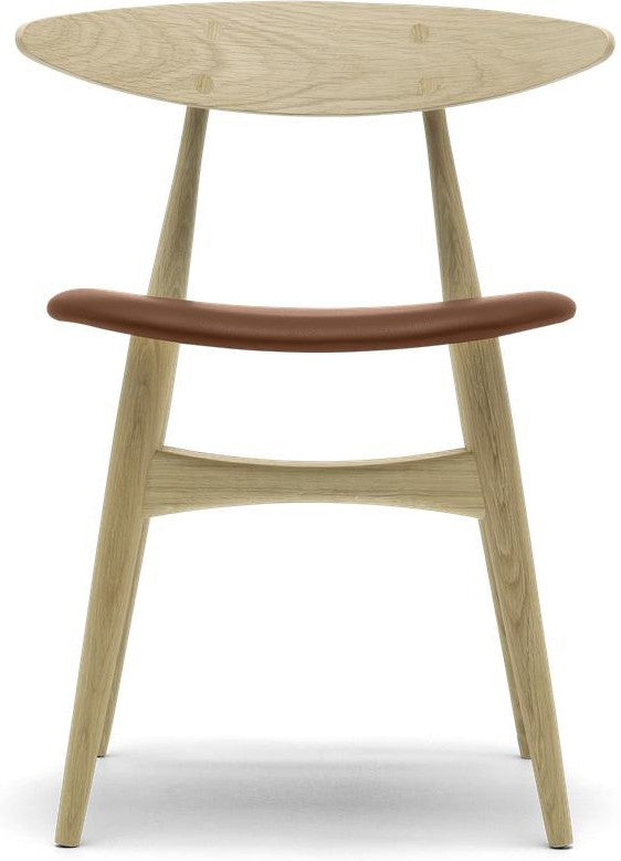 [product_category]-Carl Hansen Ch33 P Chair, Oiled Oak/Brown Leather-Carl Hansen-ch33p-thor307-oiledoak-CAR-1