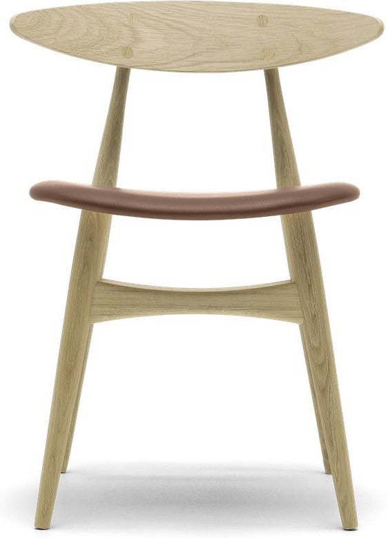 [product_category]-Carl Hansen Ch33 P Chair, Oiled Oak/Brown Leather-Carl Hansen-ch33p-thor325-oiledoak-CAR-1