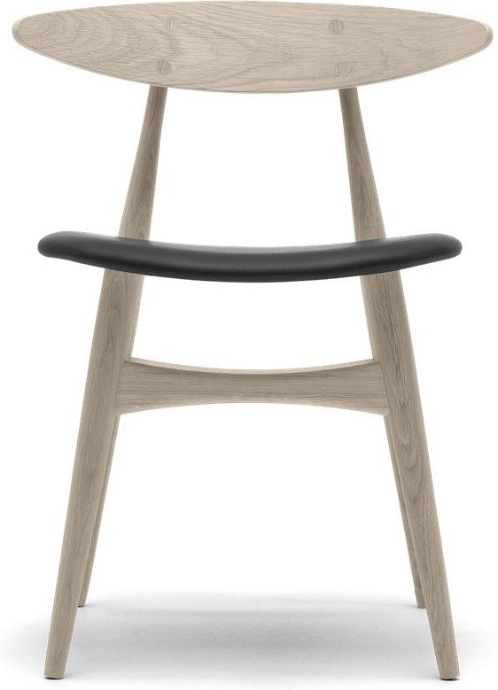 [product_category]-Carl Hansen Ch33 P Chair, Soaped Oak/Black Leather-Carl Hansen-ch33p-black-oiledoak-CAR-1