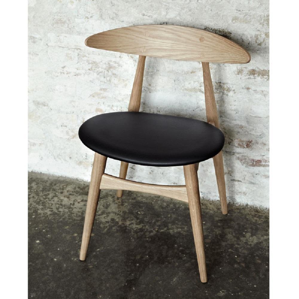 [product_category]-Carl Hansen Ch33 P Chair, Soaped Oak/Brown Leather-Carl Hansen-ch33p-thor325-soapedoak-CAR-3