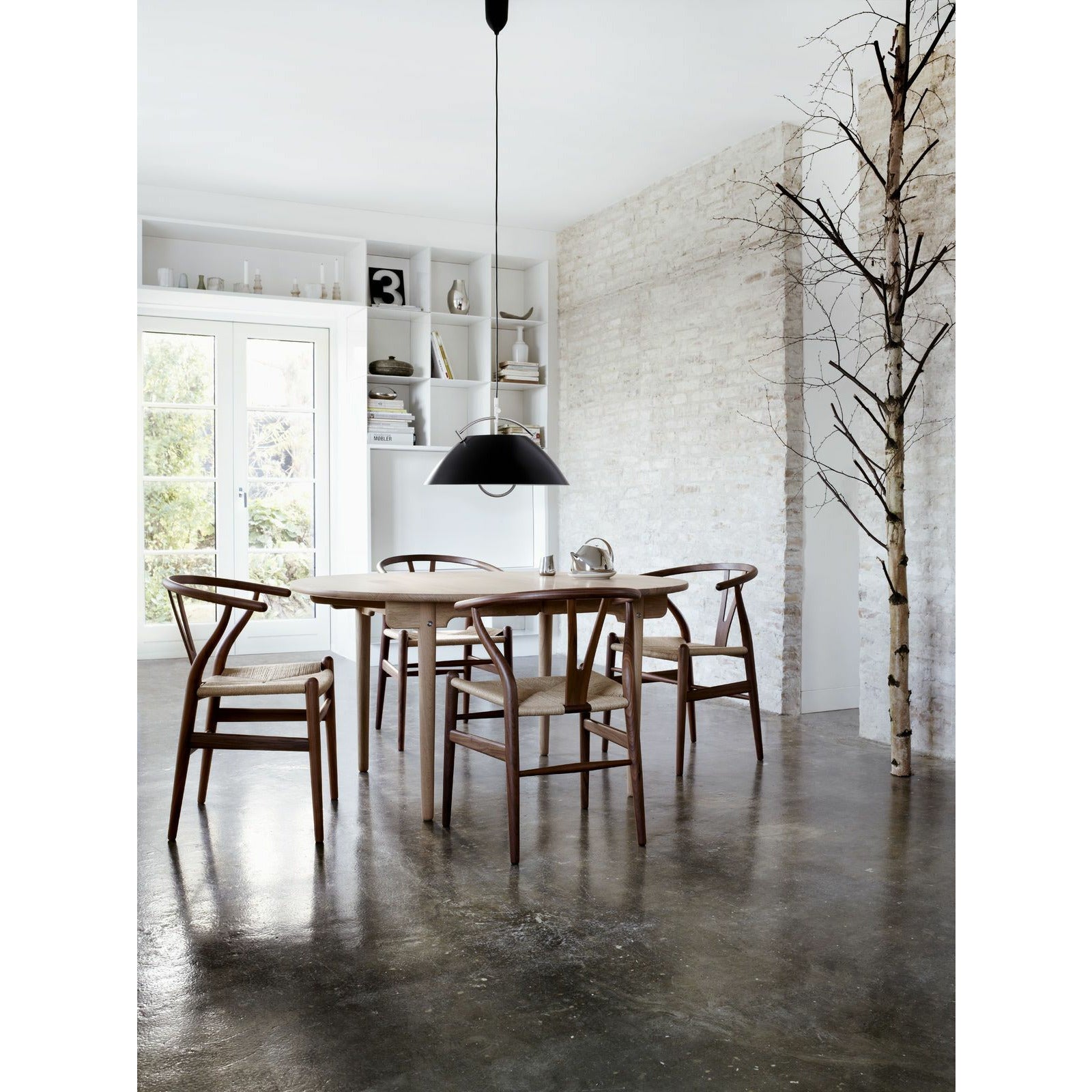 [product_category]-Carl Hansen Ch337 Dining Table Incl. 2 Additional Plates, White Oiled Oak-Carl Hansen-CH337-whiteoiledoak-incltwo-CAR-3
