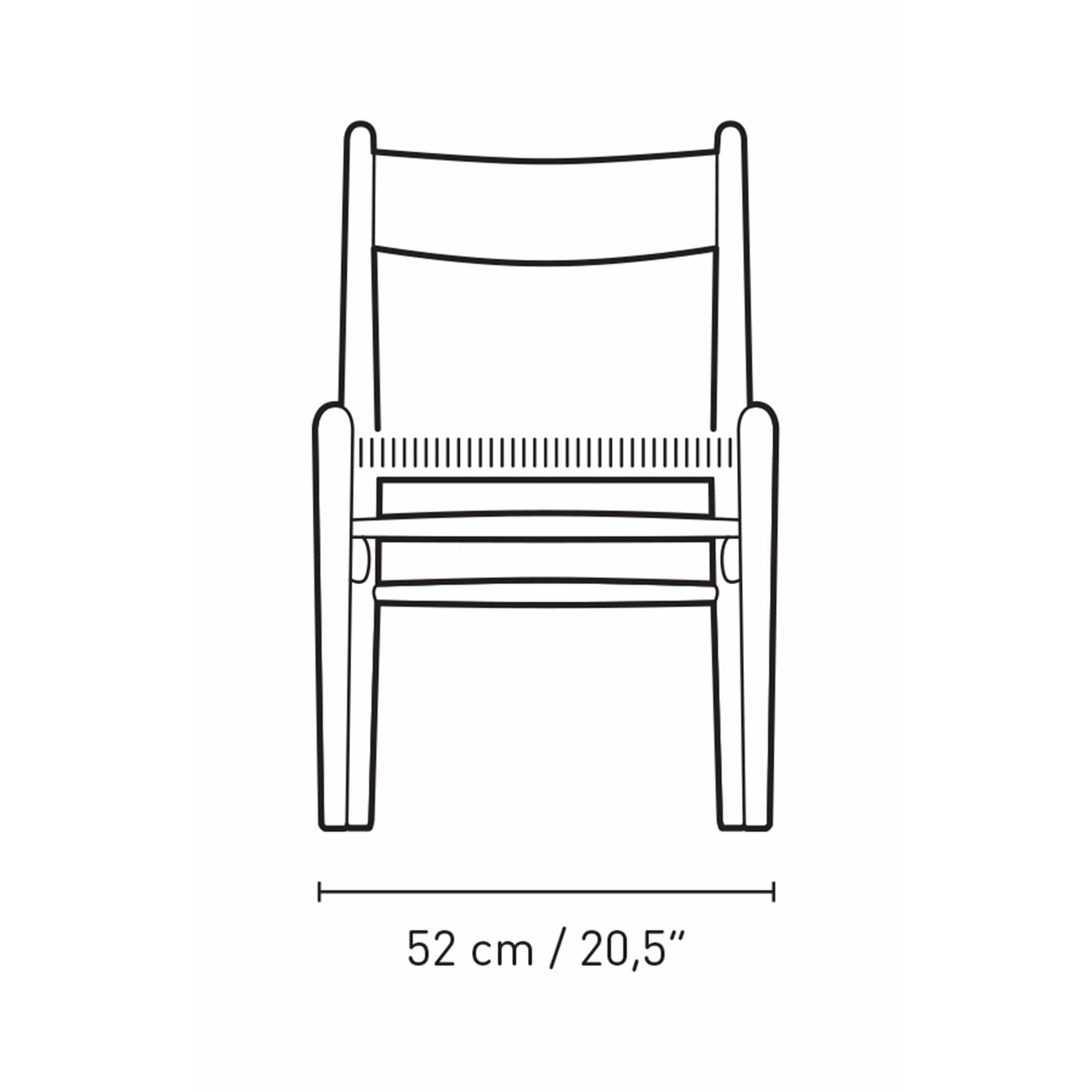 [product_category]-Carl Hansen Ch36 Chair Oak Smoke Colored Oil, Natural Cord-Carl Hansen-CH36-oak-smokedoil-papercord-natural-CAR-4