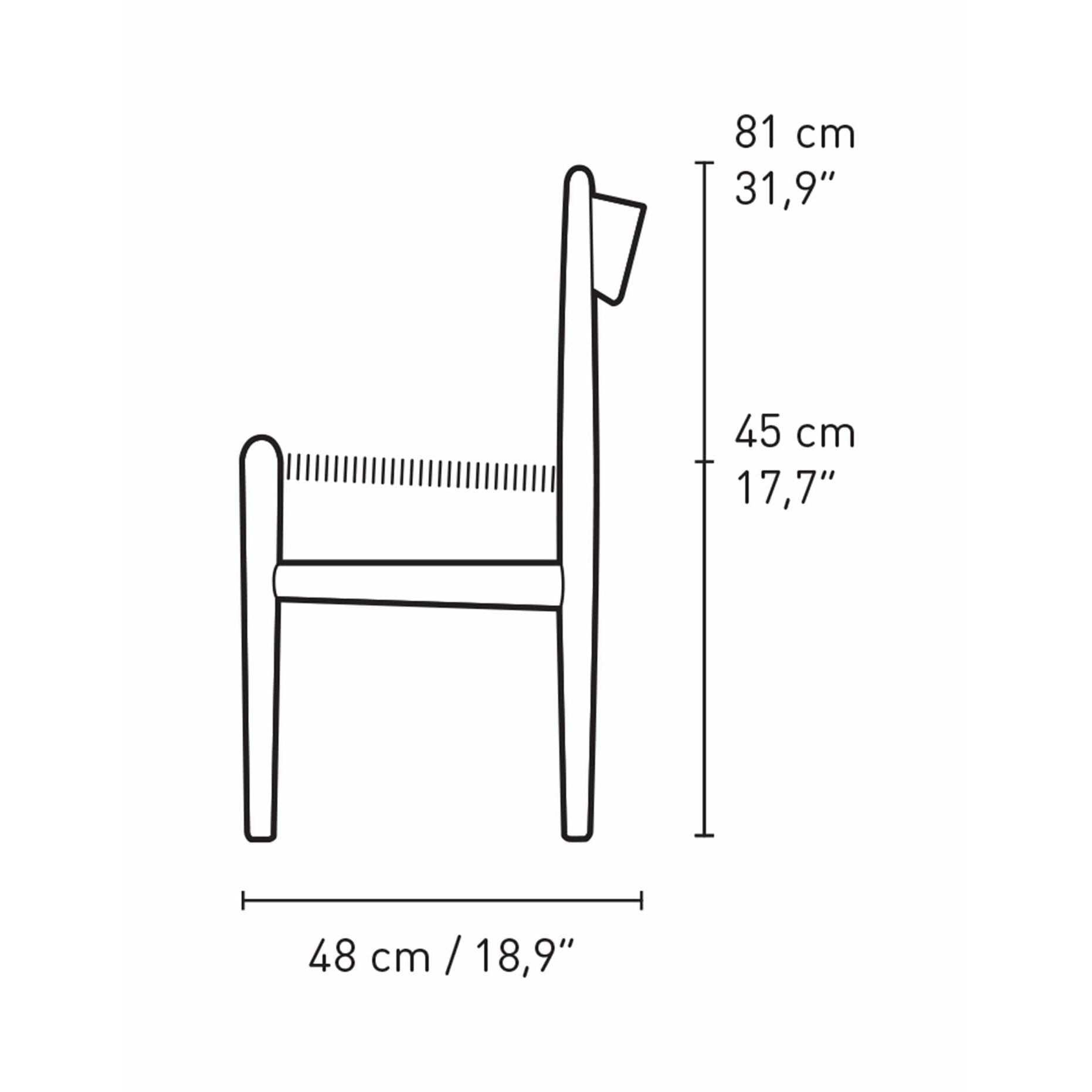 [product_category]-Carl Hansen Ch36 Chair Oak Smoke Colored Oil, Natural Cord-Carl Hansen-CH36-oak-smokedoil-papercord-natural-CAR-5