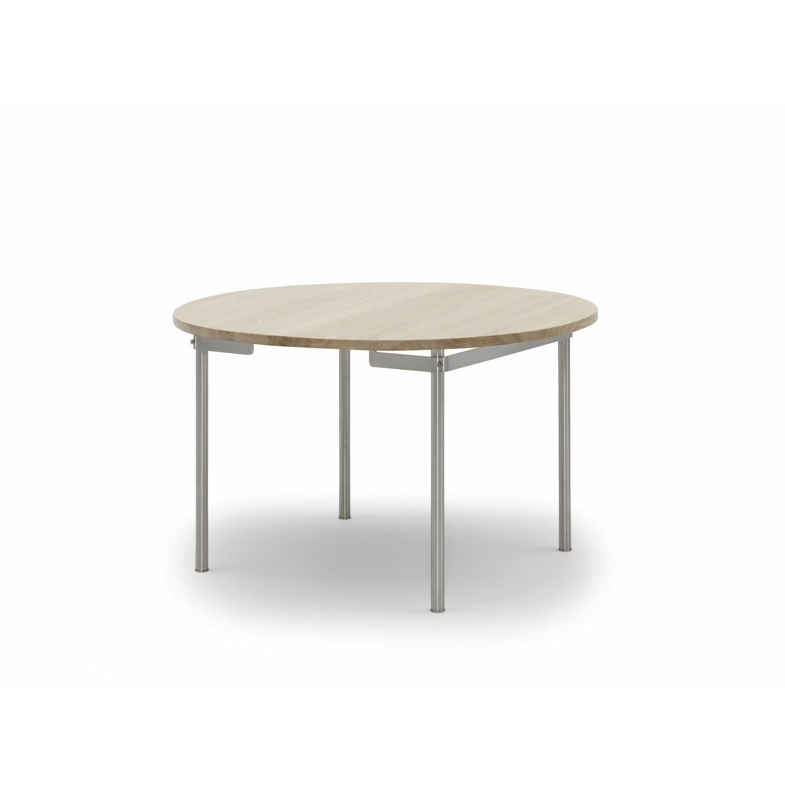 [product_category]-Carl Hansen Ch388 Dining Table Stainless Steel Incl. 2 Additional Plates, White Oiled Oak-Carl Hansen-CH388-whiteoiledoak-incltwo-CAR-2